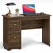 Costway Vintage Computer Desk Home Office Study Table Spacious Workstation with 3 Drawers Brown
